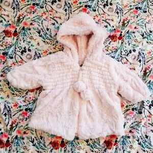 Widgeon Hooded Faux Fur Coat